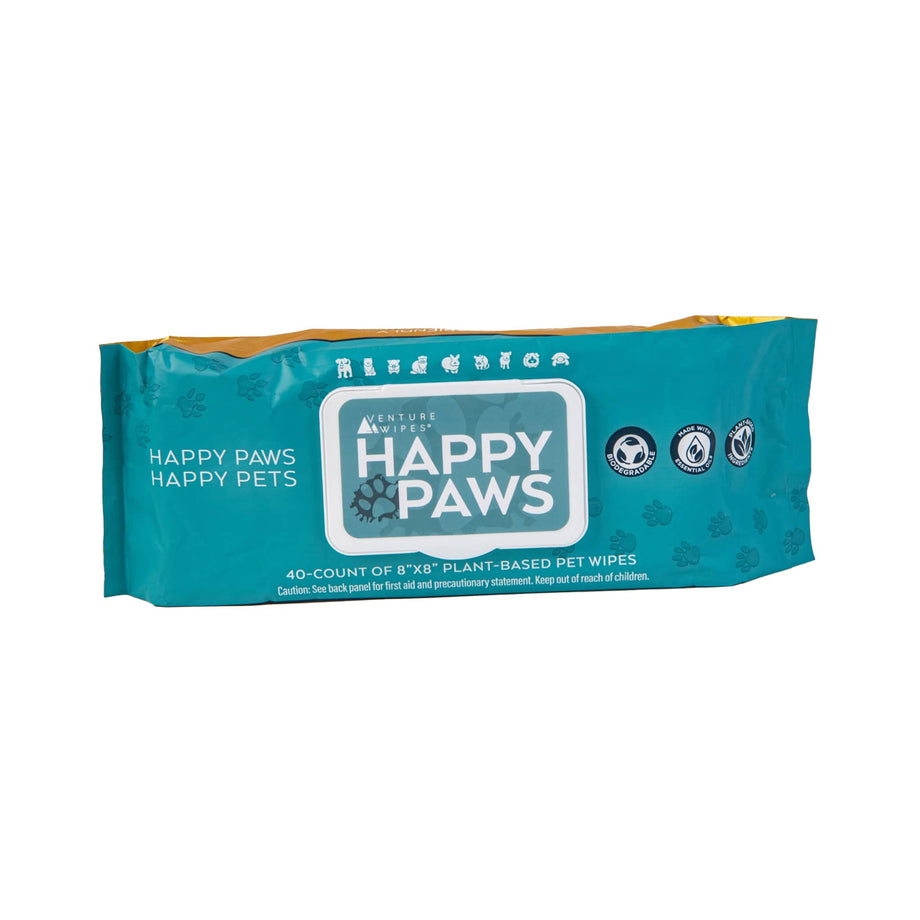 Venture Wipes Happy Paws Pet Wipes (Pack of 40)