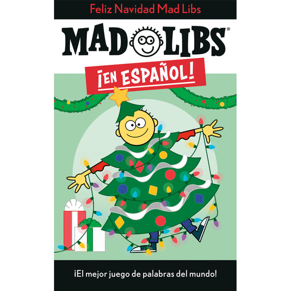 Penguin Random House Feliz Navidad Mad Libs en Espanol book front cover.