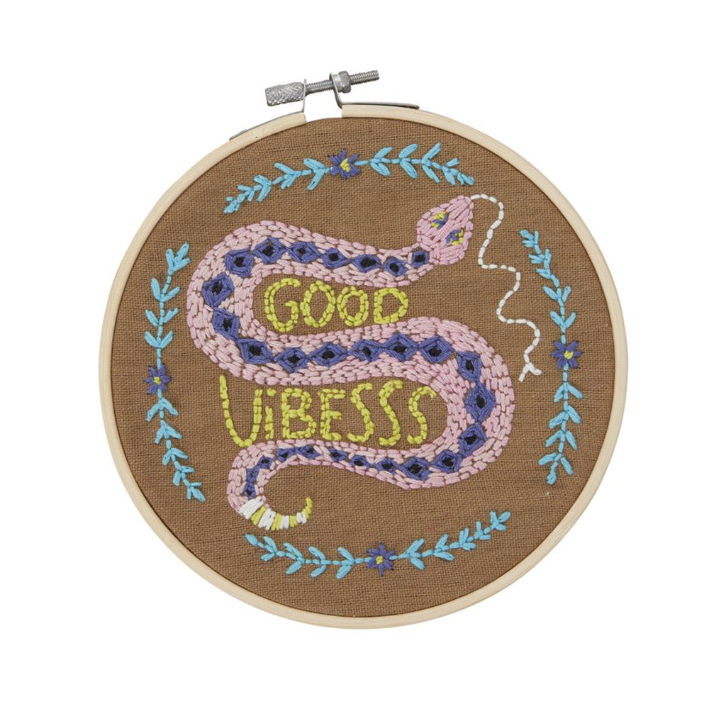 https://blueribbongeneralstore.com/cdn/shop/products/accent-decor-79911-good-vibes-snake-diy-embroidery-kit-finished-in-hoop_1024x1024.jpg?v=1677625311