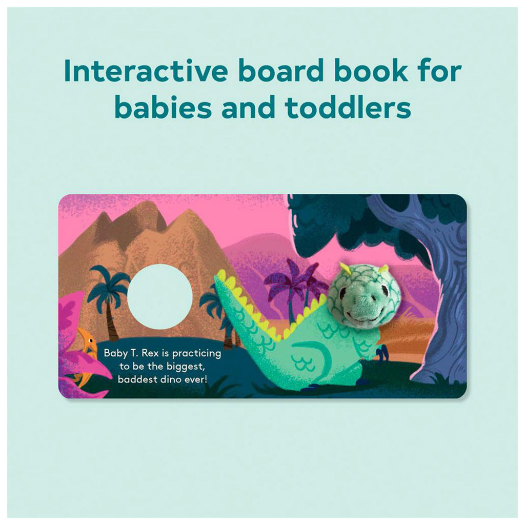 chronicle baby t. rex finger puppet board book sample page 1