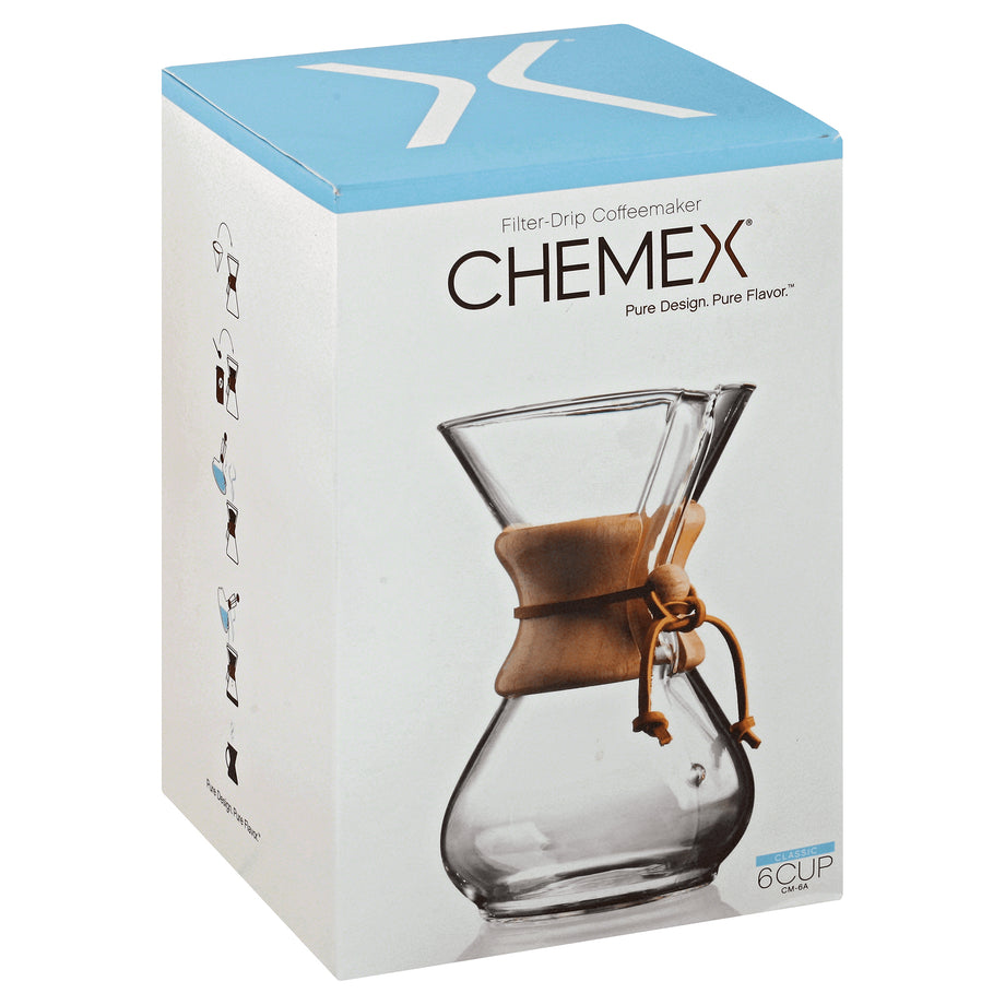 6 Cup Classic Chemex Coffeemaker – Annie's Blue Ribbon General Store