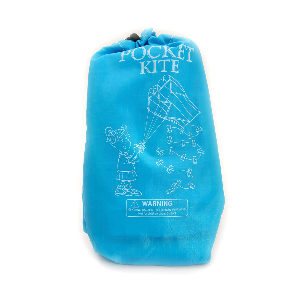 continuum games house of marbles miniature pocket kite in blue bag