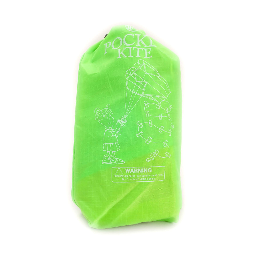 continuum games house of marbles miniature pocket kite in green bag