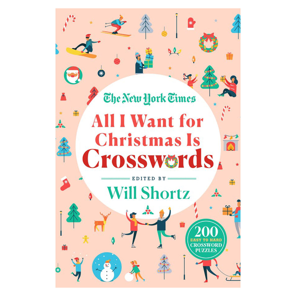 macmillan the new york times all i want for christmas is crosswords paperback book cover