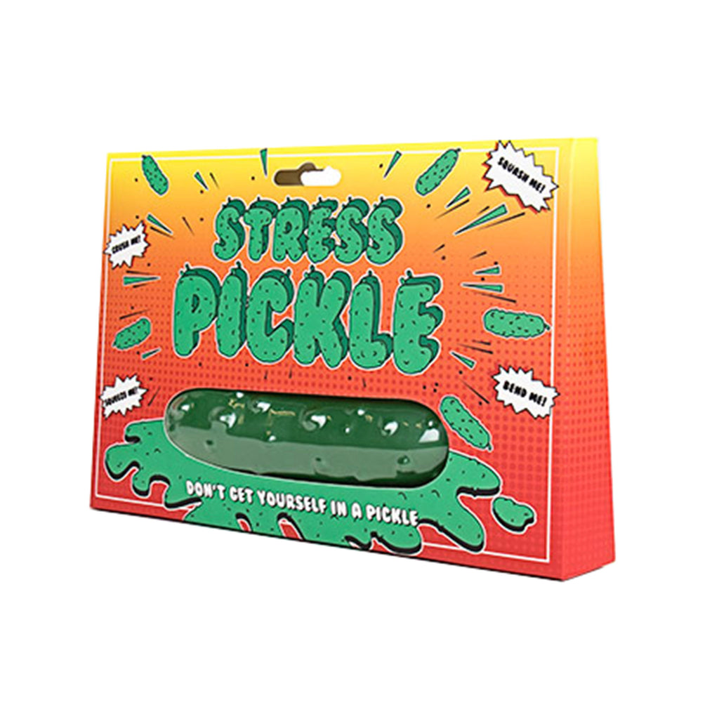 gift republic stress pickle in packaging