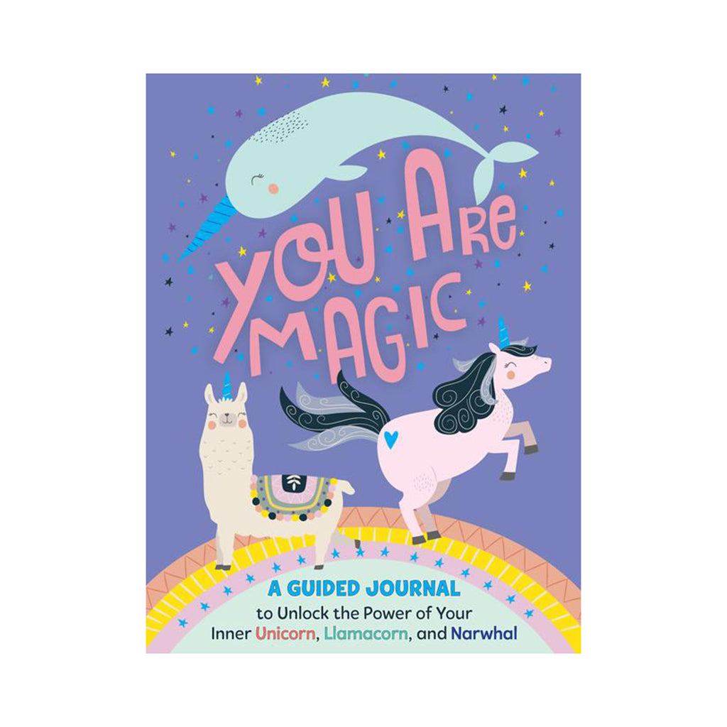 harpercollins you are magic a guided journal to unlock the power of your inner unicorn llamacorn and narwhal journal book cover