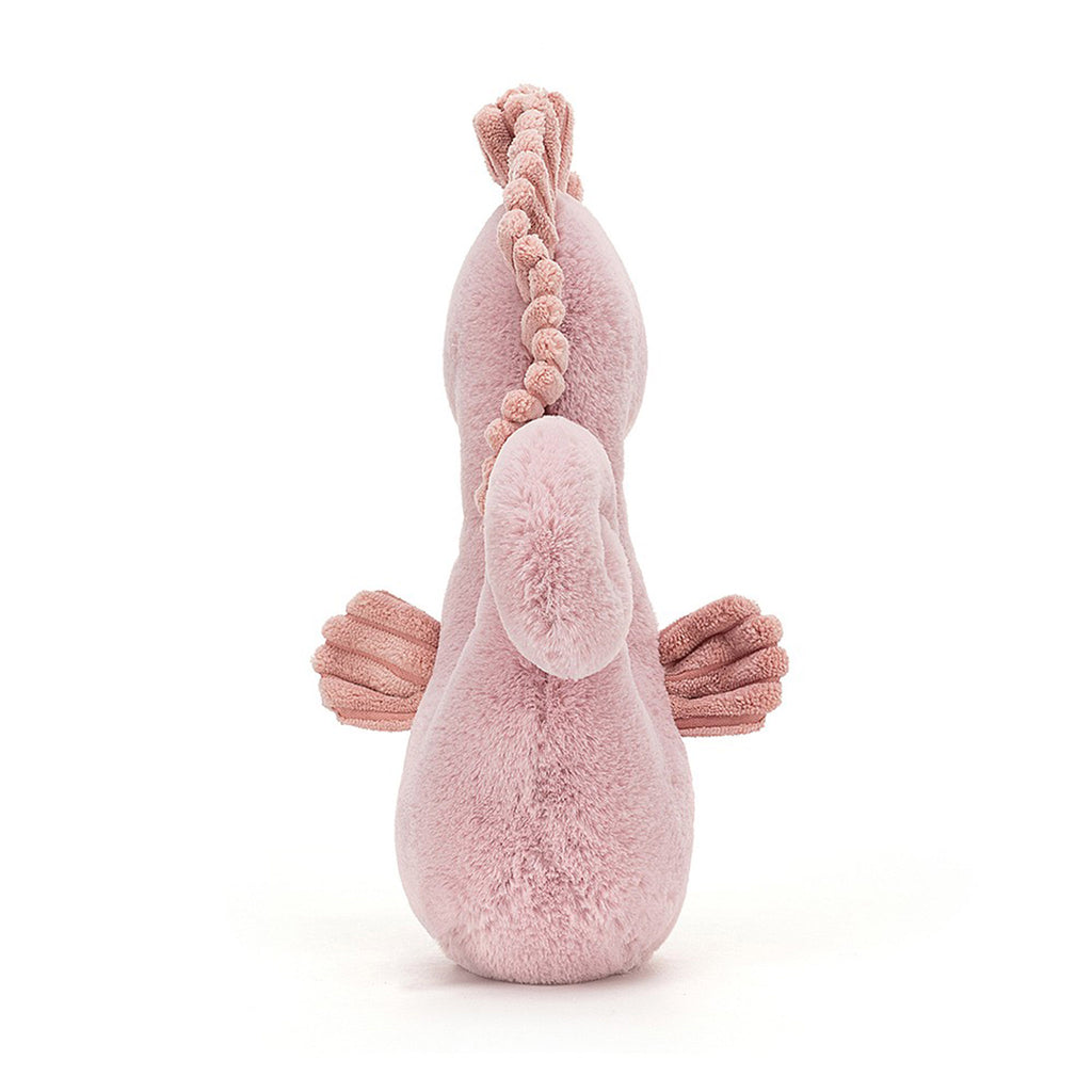 jellycat sienna seahorse pink stuffie plush toy back