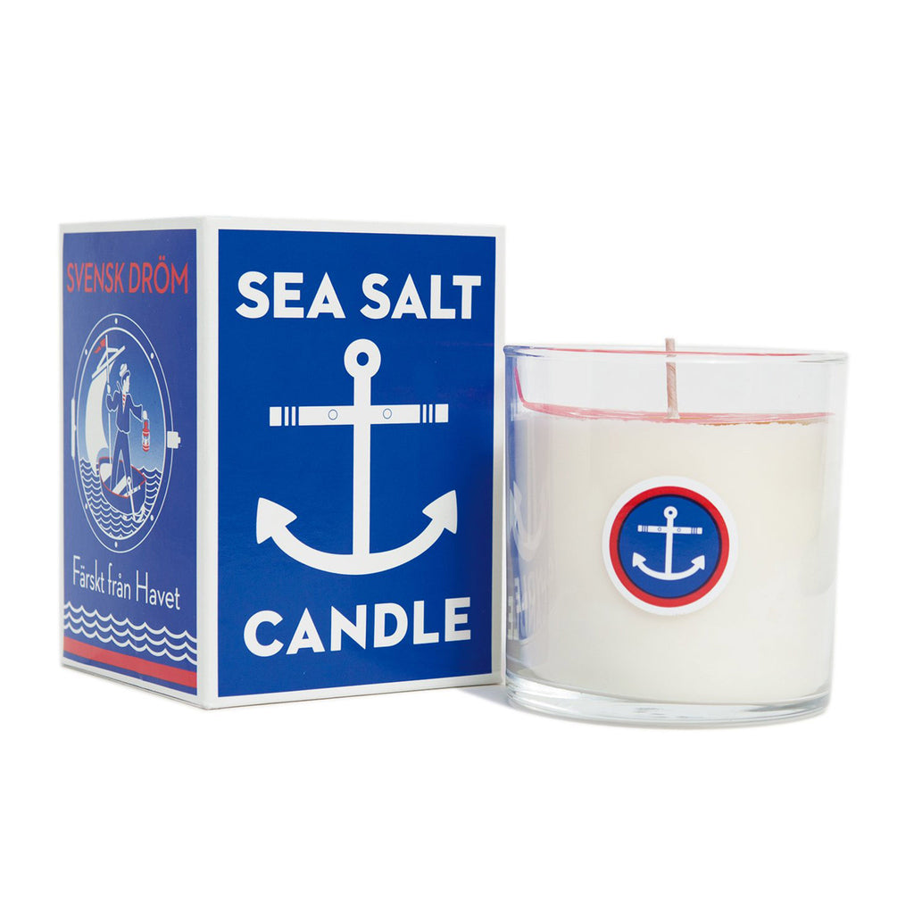 kala swedish dream sea salt scented soy wax candle with packaging