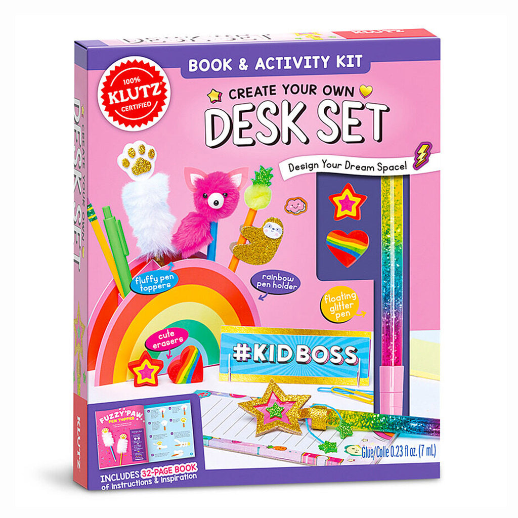klutz create your own desk set book and activity kit box front
