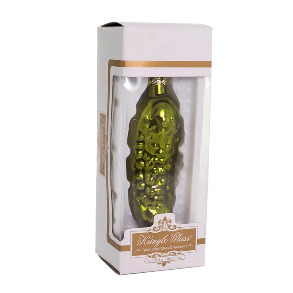 kurt adler glass pickle ornament