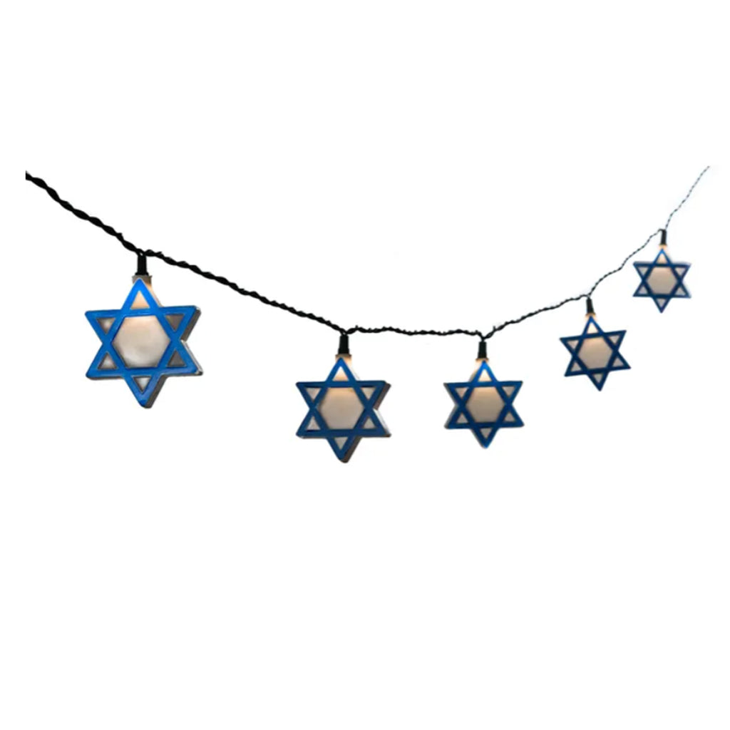    kurt adler light hanukkah star of david light set