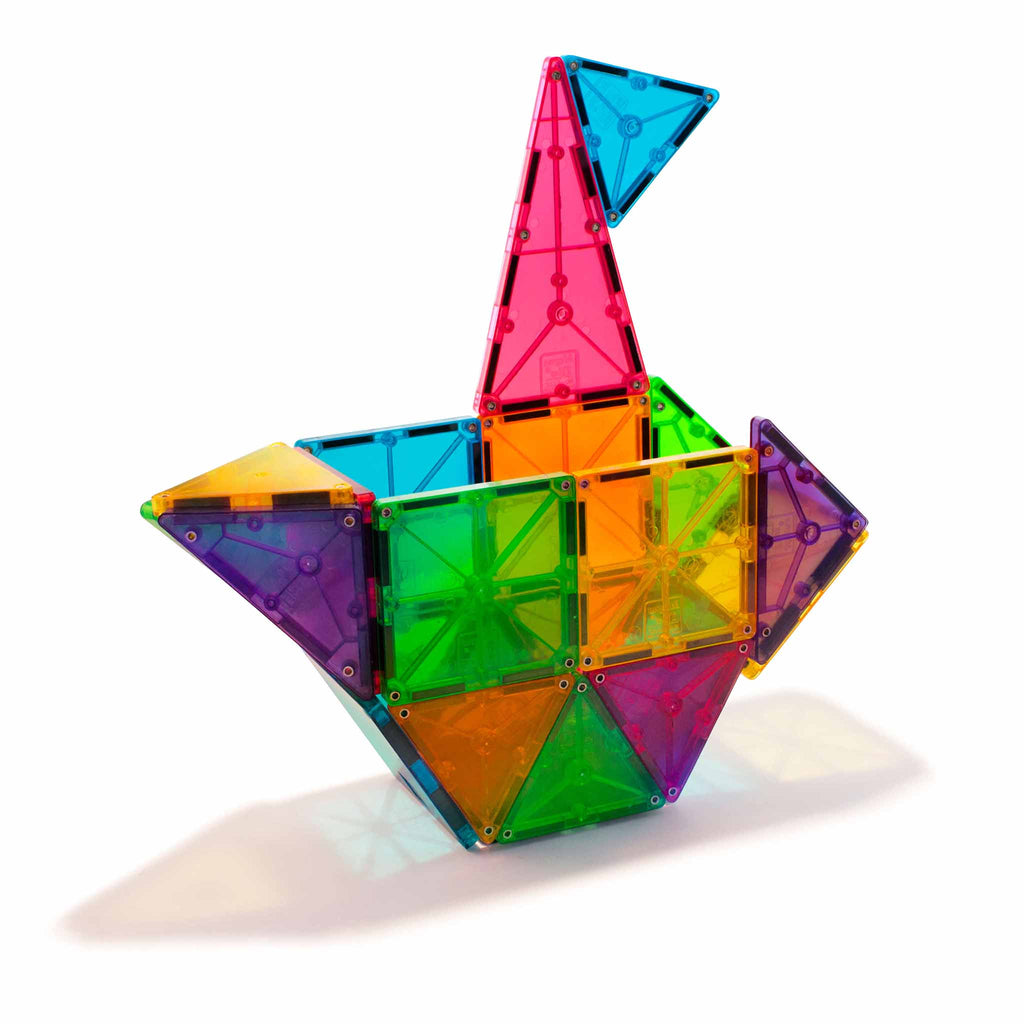    magna-tiles clear colors 32 piece set