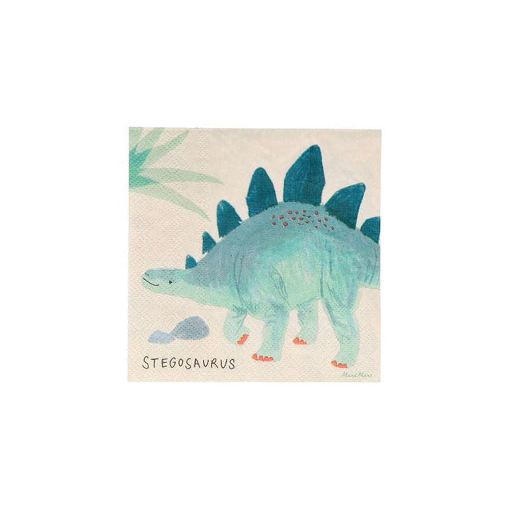 meri meri dinosaur kingdom small napkins