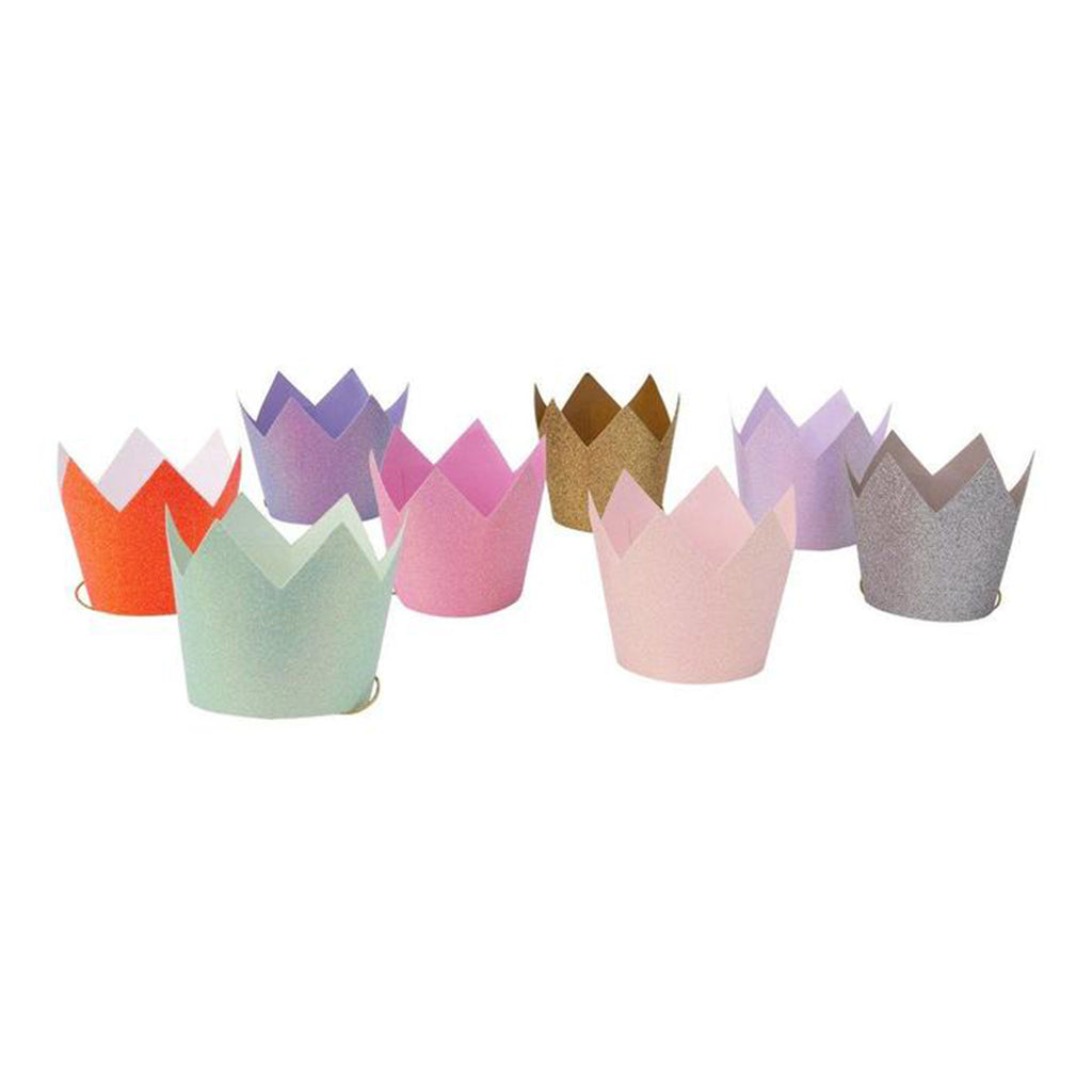 meri meri mini glitter party crowns hats birthday party supplies