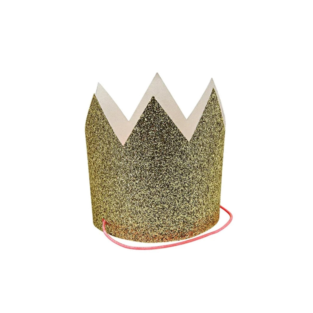 meri meri mini gold glitter crowns birthday party supplies