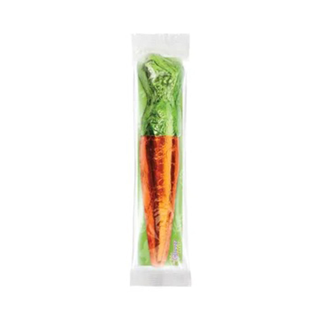 nassau candy 3 ounce foil wrapped solid milk chocolate carrot