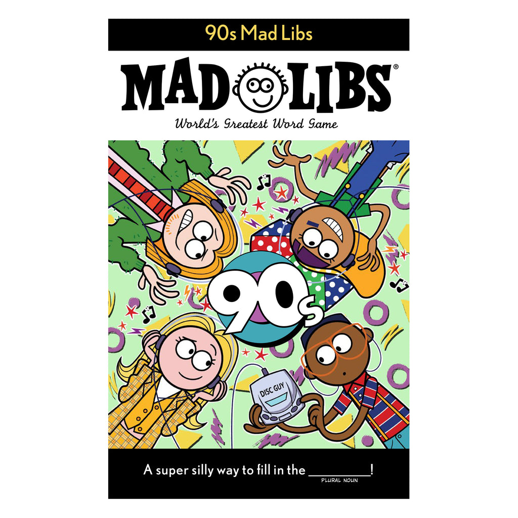 penguin random house 90s mad libs word game book cover