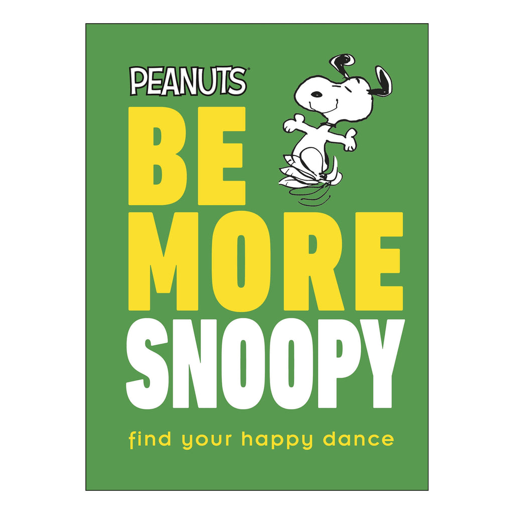 penguin random house peanuts be more snoopy find your happy dance book cover