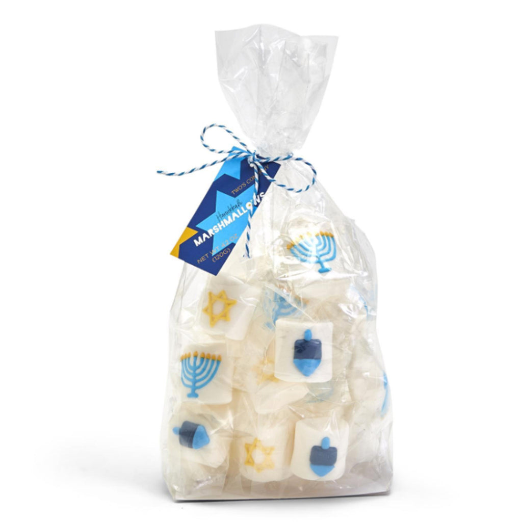 two's company hanukkah themed marshmallows in packaging