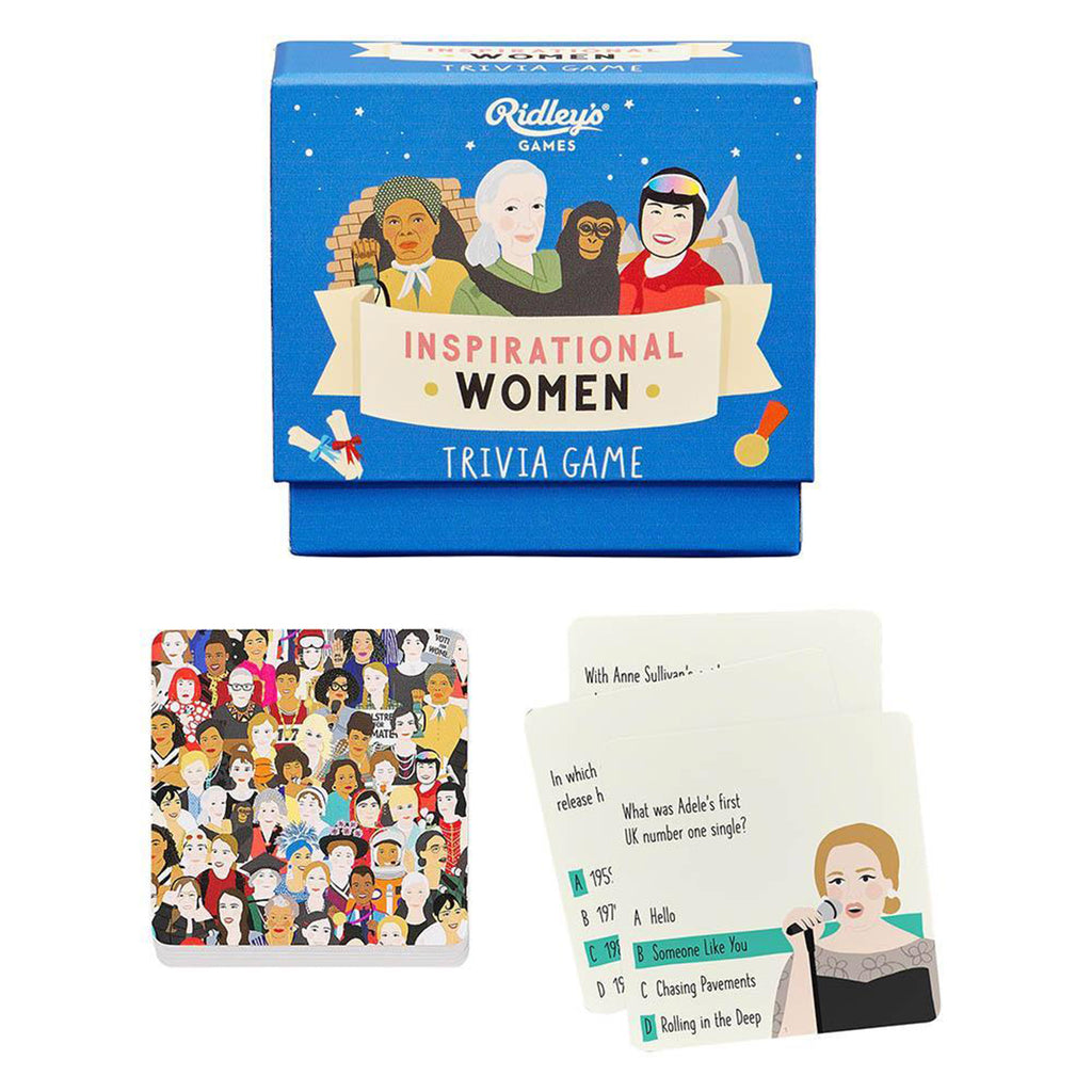 wild and wolf ridleys games inspirational women trivia game fantastic females packaging sample cards