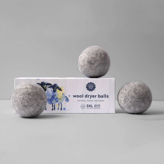 Gray Wool Dryer Balls (Set of 3)